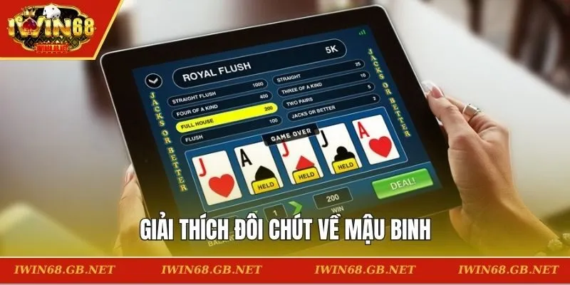 Giải thích đôi chút về mậu binh